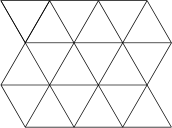图 2. 规则平面平铺的一部分。
